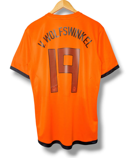 Nederland 2012 Thuis Shirt V Wolfswinkel #19 (M)