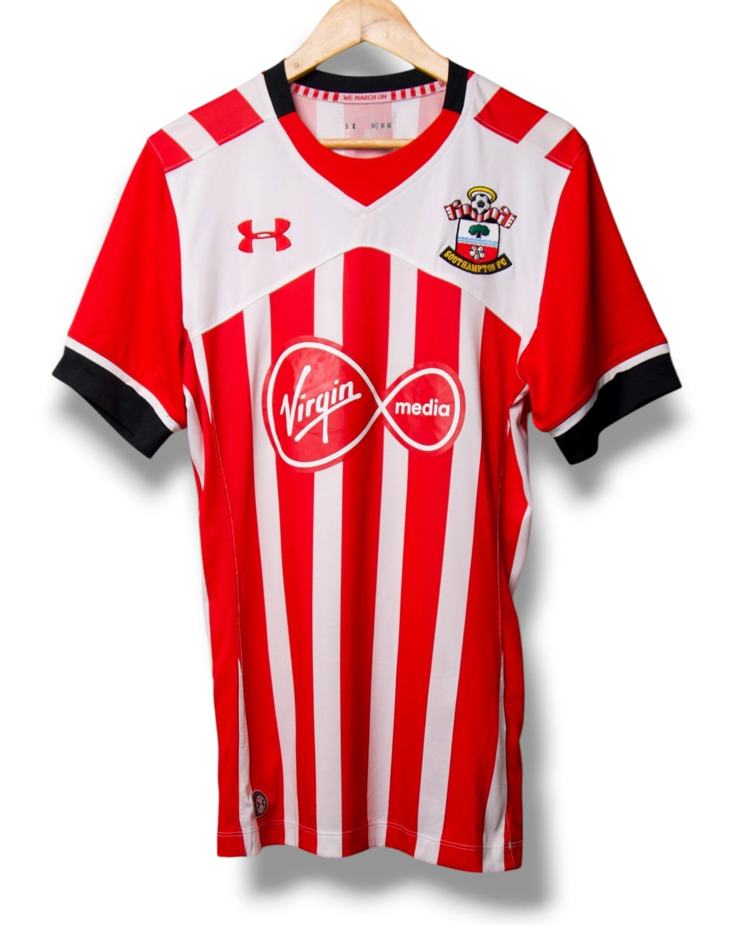 Southampton 2016/2017 Thuis Shirt Virgil #17 (M)