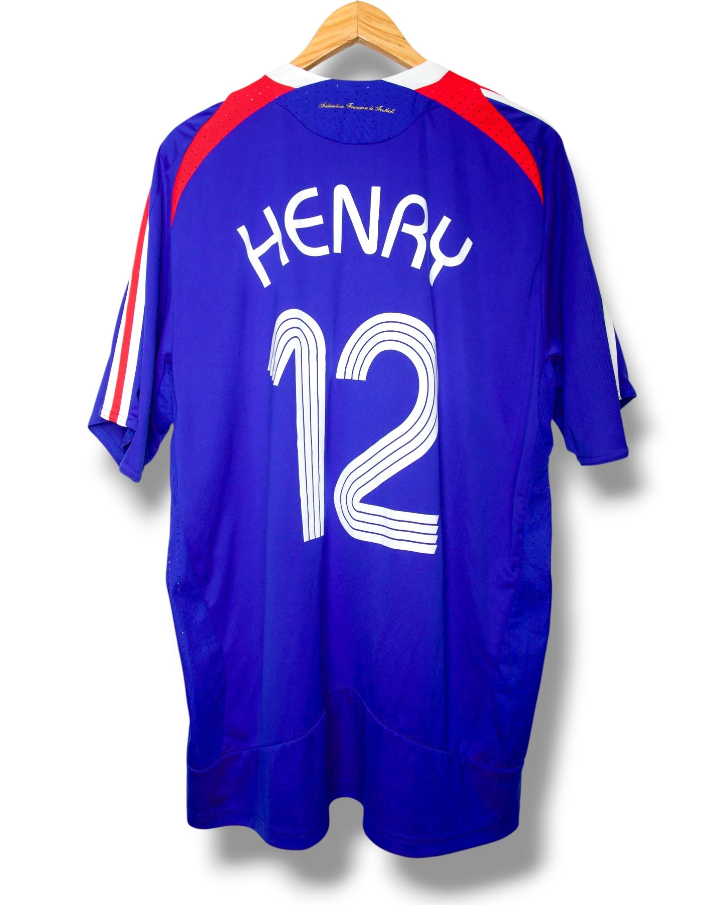 France 2008 Thuis Shirt Henry #12 (XL)