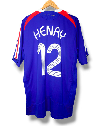France 2008 Thuis Shirt Henry #12 (XL)