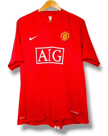 Manchester United 2007/2009 Thuis Shirt Ronaldo #7 (XL)