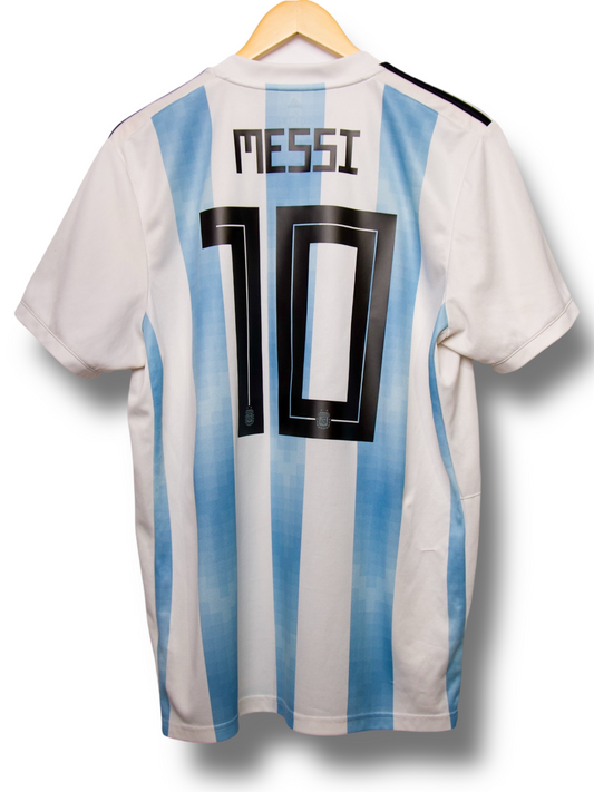 Argentinie 2018 Thuis Shirt Messi #10 (XL)
