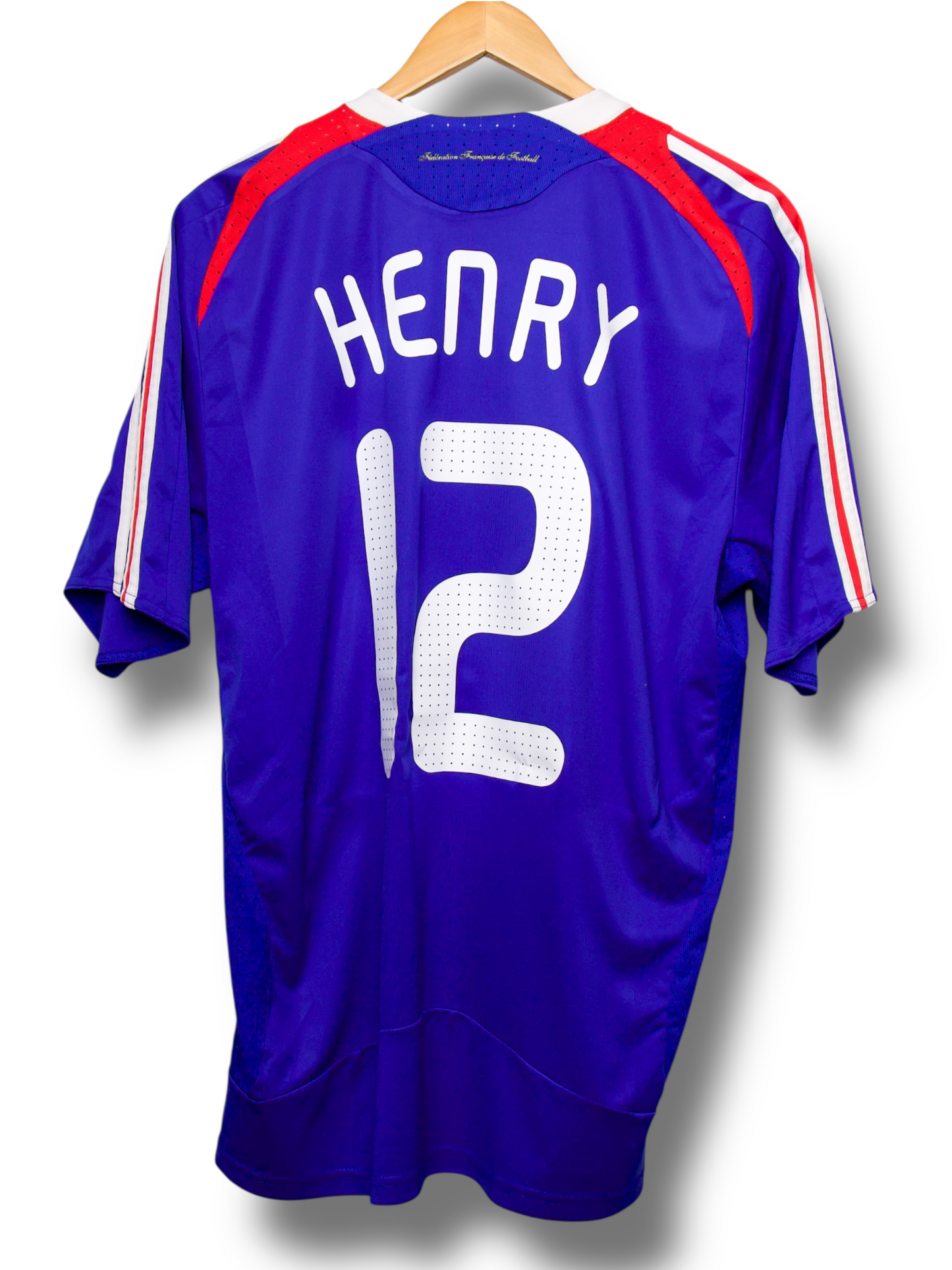 Frankrijk 2008 Thuis Shirt Henry #12 (L)