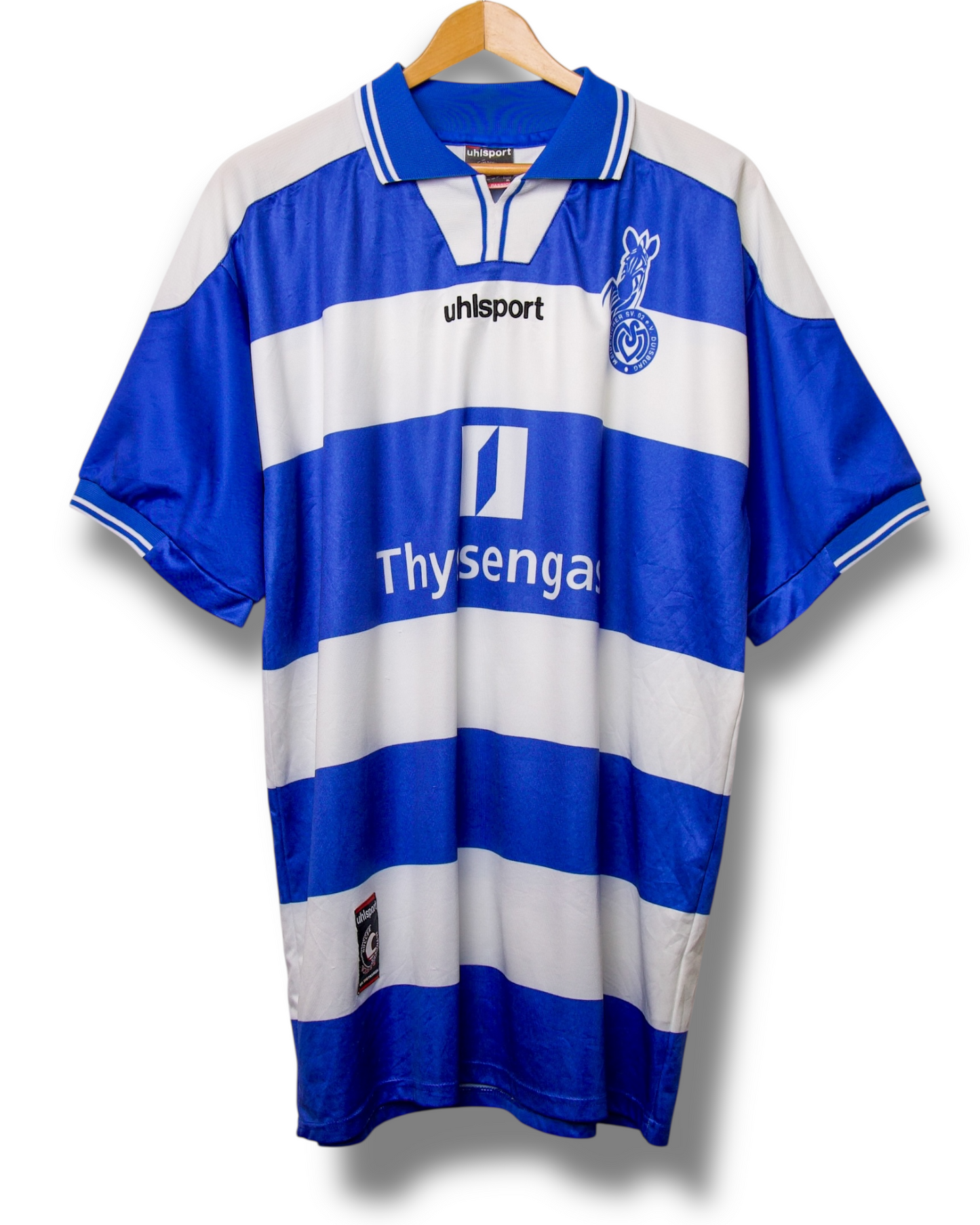 MSV Duisburg 1999/2000 Thuis Shirt (XL)