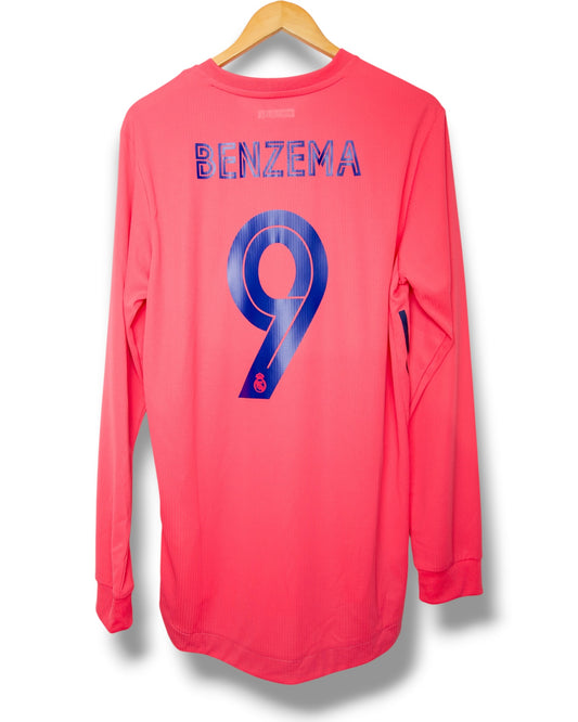 Real Madrid 2020/2021 Uit Shirt Benzema #9 (L)