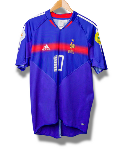 Frankrijk 2004/2006 Thuis Shirt Zidane #10 (M)