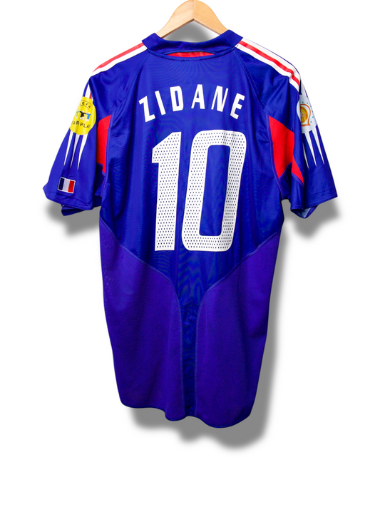 Frankrijk 2004/2006 Thuis Shirt Zidane #10 (M)
