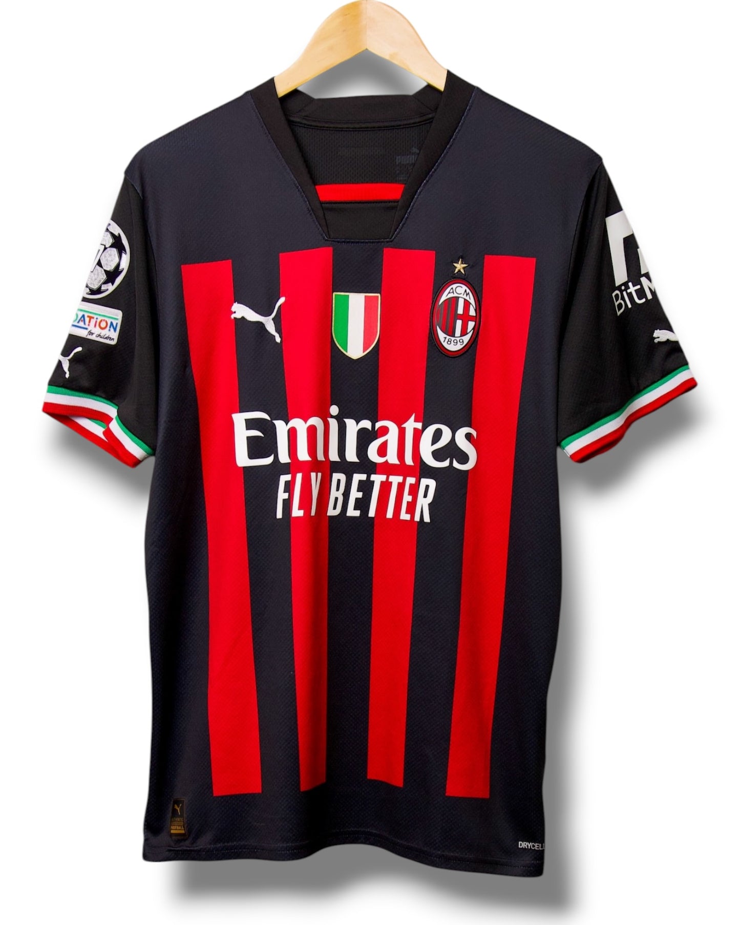 AC Milan 2022/2023 Thuis Shirt R Leao #17 (M)