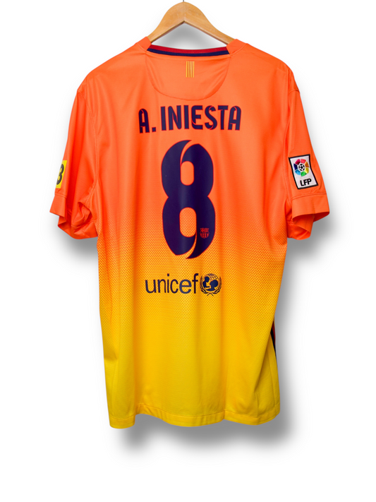 Barcelona 2012/2013 Uit Shirt Iniesta #8 (XL)