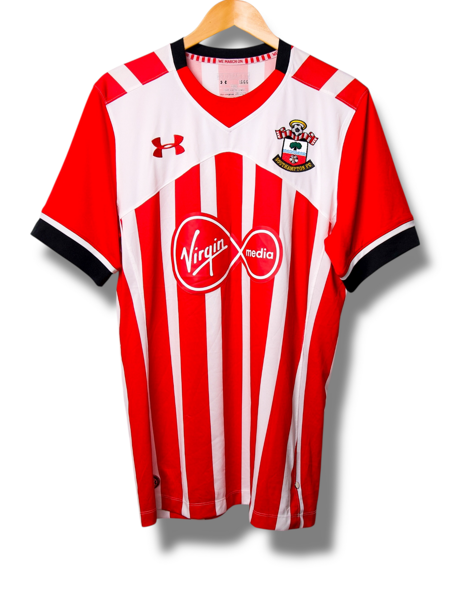 Southampton 2016/2017 Thuis Shirt Virgil #17 (L)