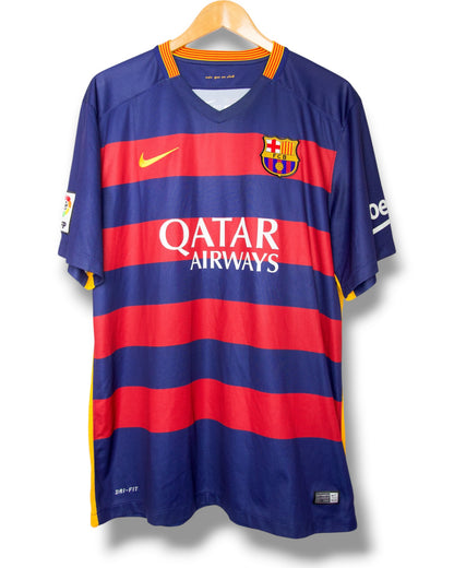 Barcelona 2015/2016 Thuis Shirt Suarez #9 (XL)