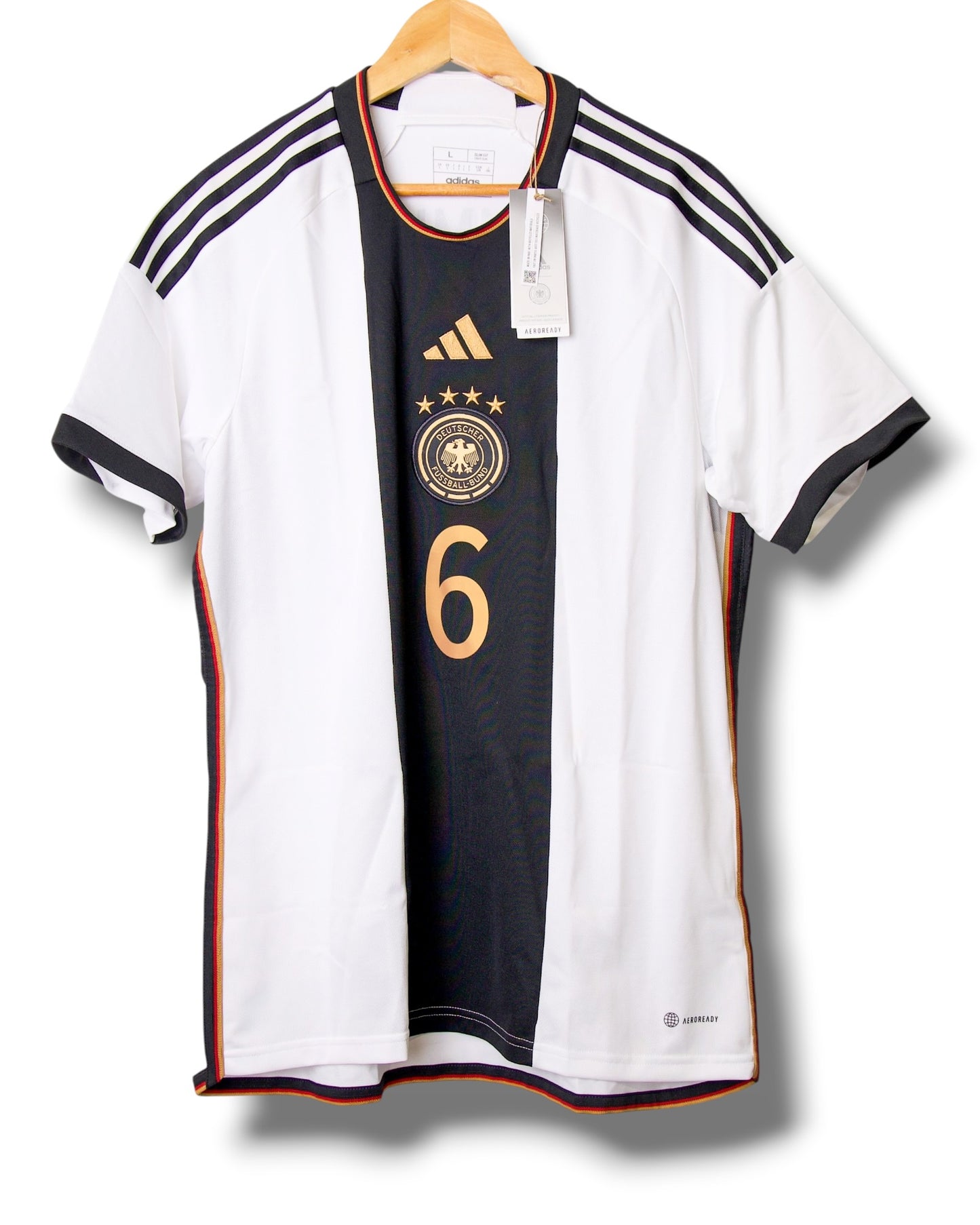 Duitsland 2022 Thuis Shirt Kimmich #6 (L)