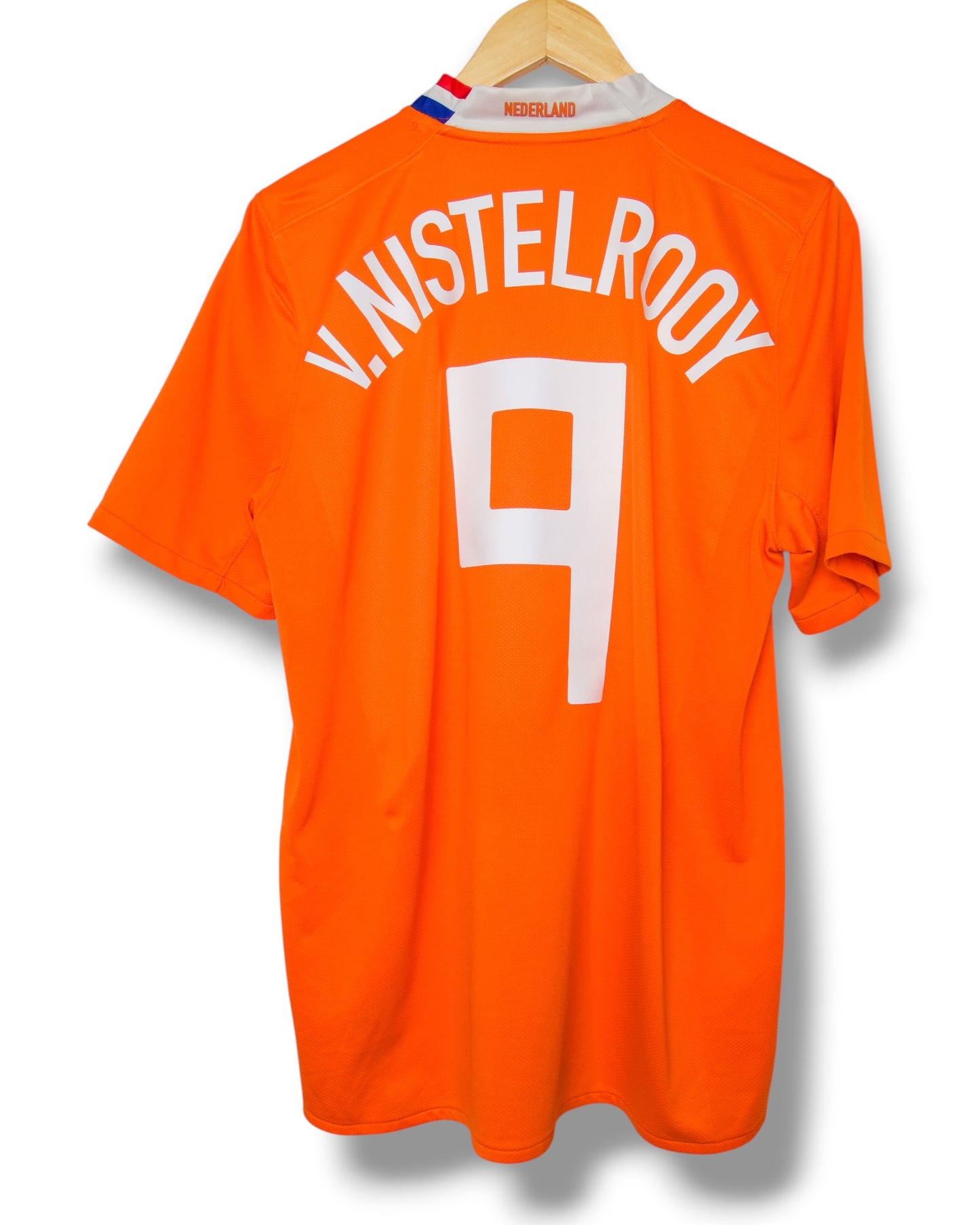 Nederland 2008 Thuis Shirt V Nistelrooij #9 (L)