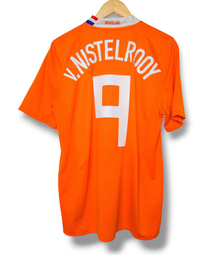 Nederland 2008 Thuis Shirt V Nistelrooij #9 (L)