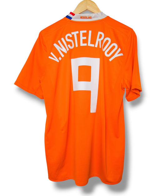 Nederland 2008 Thuis Shirt V Nistelrooij #9 (L)