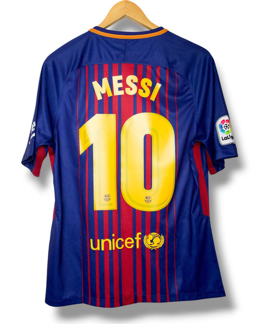 Barcelona 2017/2018 Thuis Shirt Messi #10 (M)