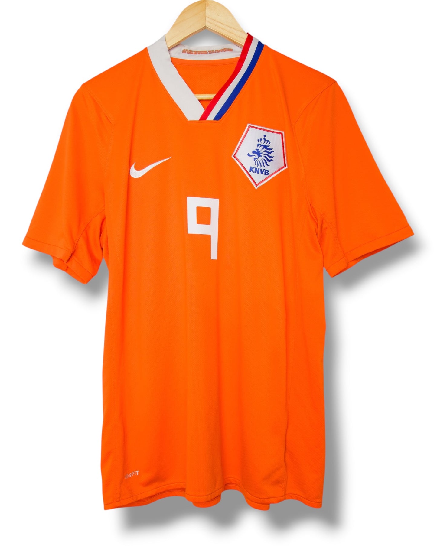 Nederland 2008 Thuis Shirt V Nistelrooij #9 (L)
