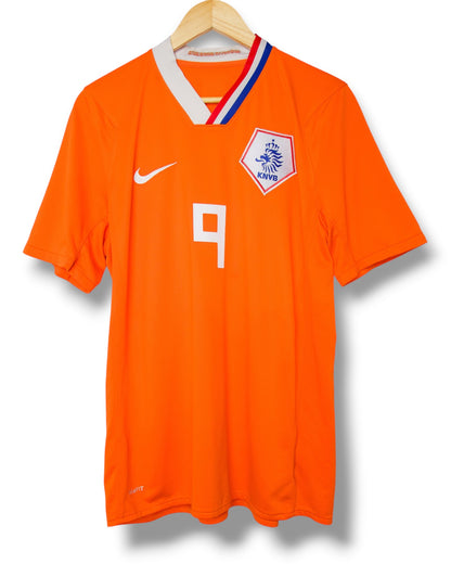 Nederland 2008 Thuis Shirt V Nistelrooij #9 (L)
