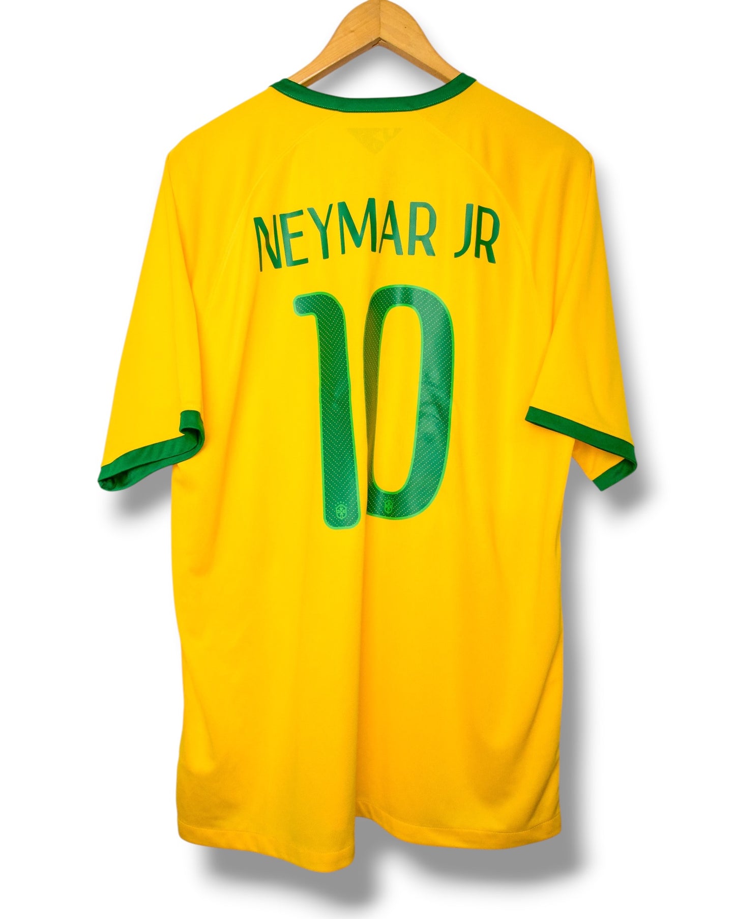 Brazilie 2014 Thuis Shirt Neymar #10 (XL)