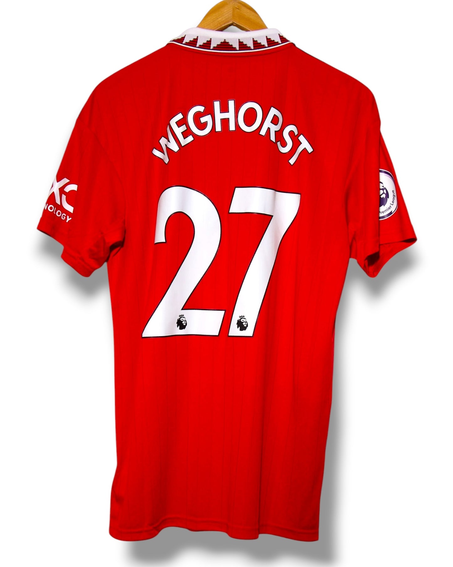 Manchester United 2022/2023 Thuis Shirt Weghorst #27 (M)
