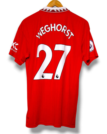 Manchester United 2022/2023 Thuis Shirt Weghorst #27 (M)