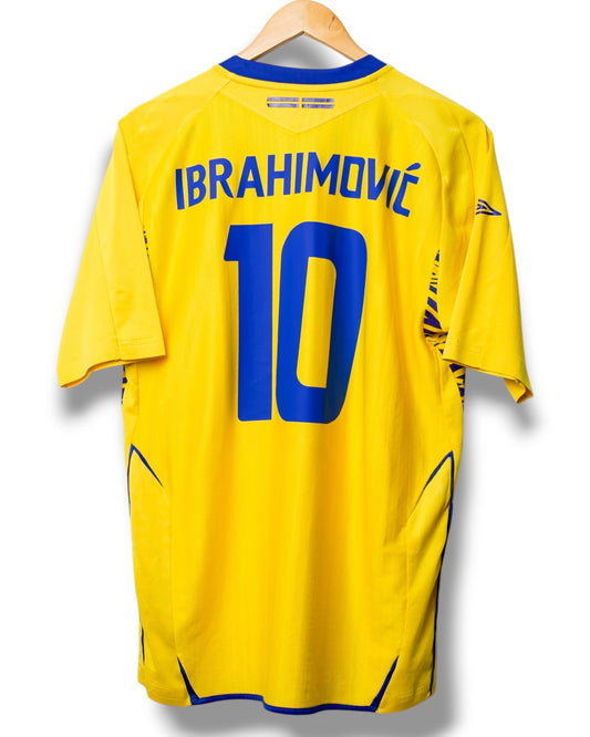 Zweden 2008 Thuis Shirt Ibrahimovic #10 (L)
