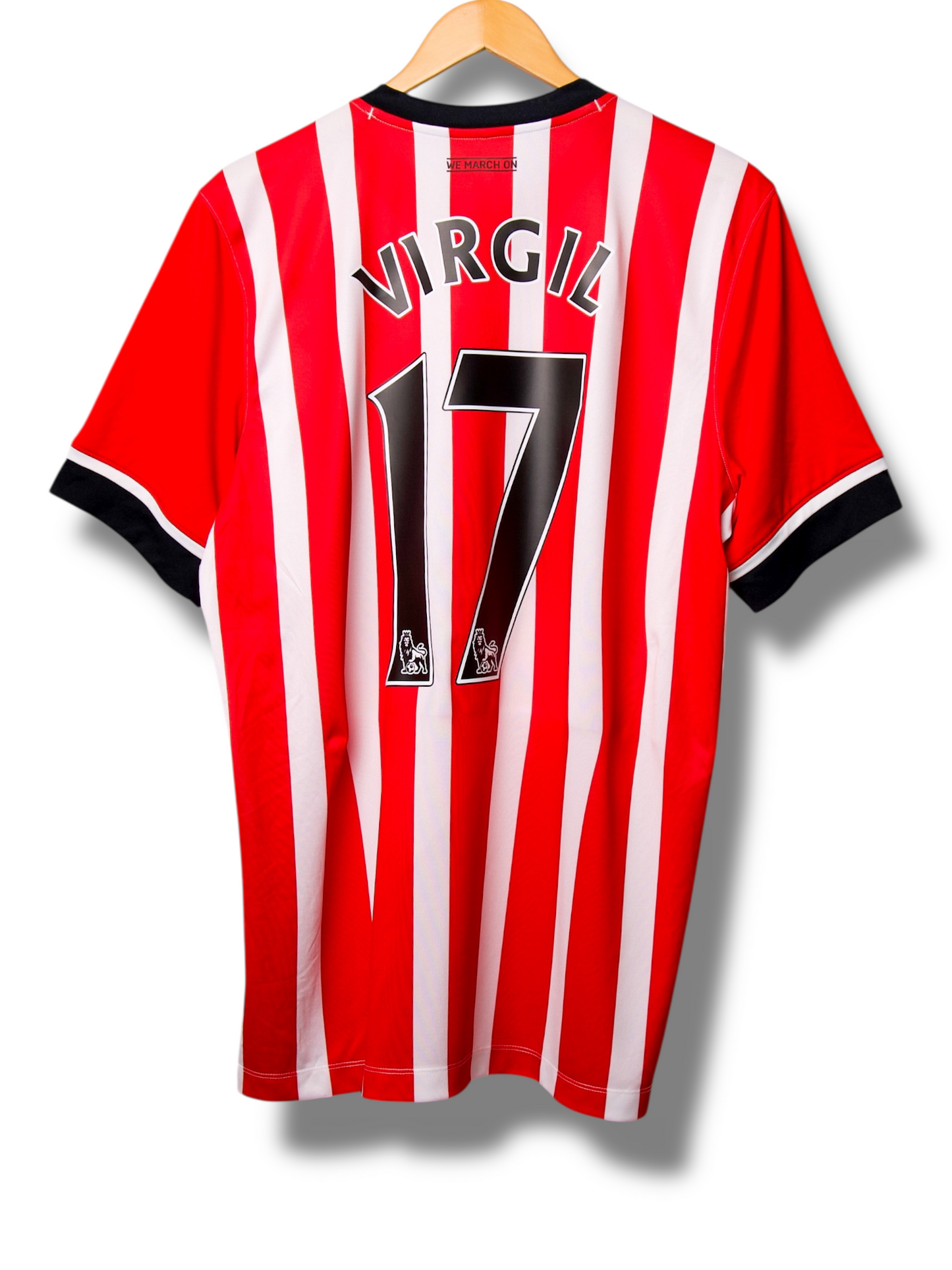 Southampton 2016/2017 Thuis Shirt Virgil #17 (L)