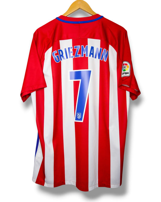 Atletico Madrid 2016/2017 Thuis Shirt Griezmann #7 (XL)