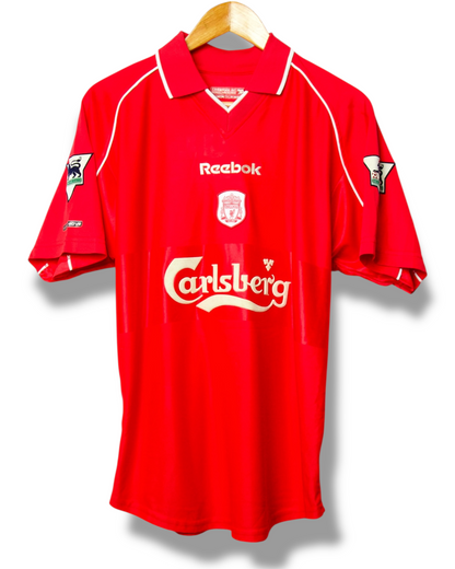 Liverpool 2000/2001 Thuis Shirt Berger #15 (M)