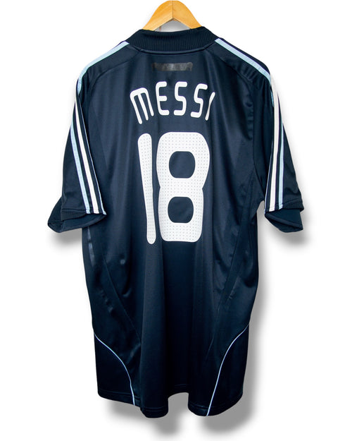 Argentinie 2008 Uit Shirt Messi #18 (XL)