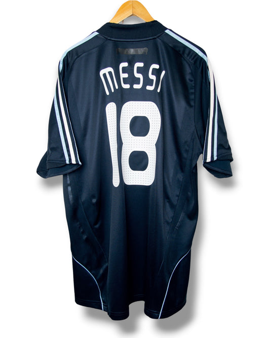 Argentinie 2008 Uit Shirt Messi #18 (XL)