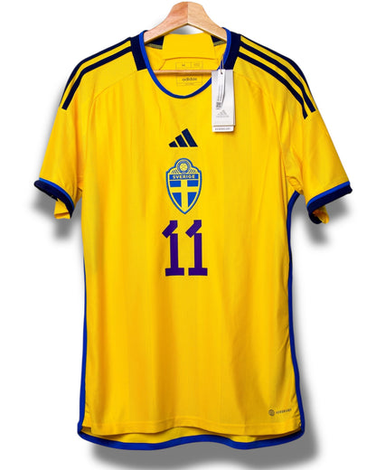 Zweden 2022 Thuis Shirt Ibrahimovic #11 (M)