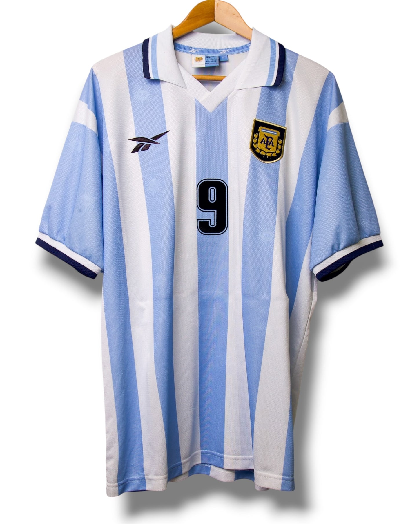 Argentinie 1999 Thuis Shirt Batistuta #9 (XL)