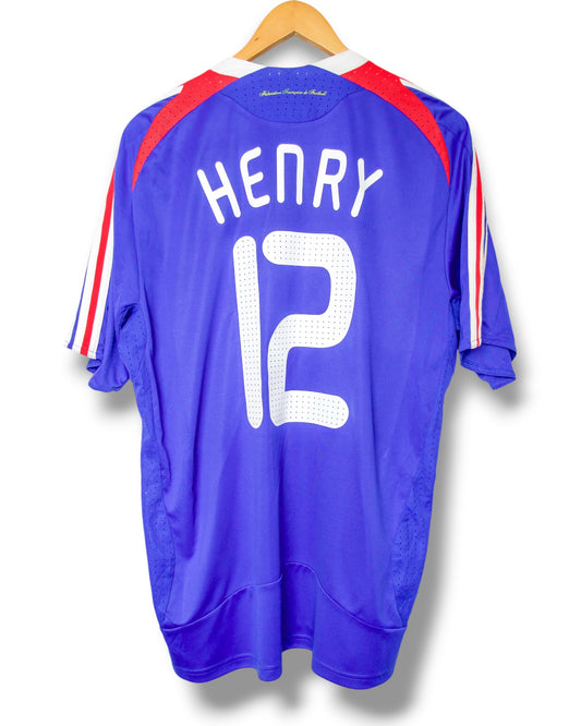 Frankrijk 2008 Thuis Shirt Henry #12 (L)