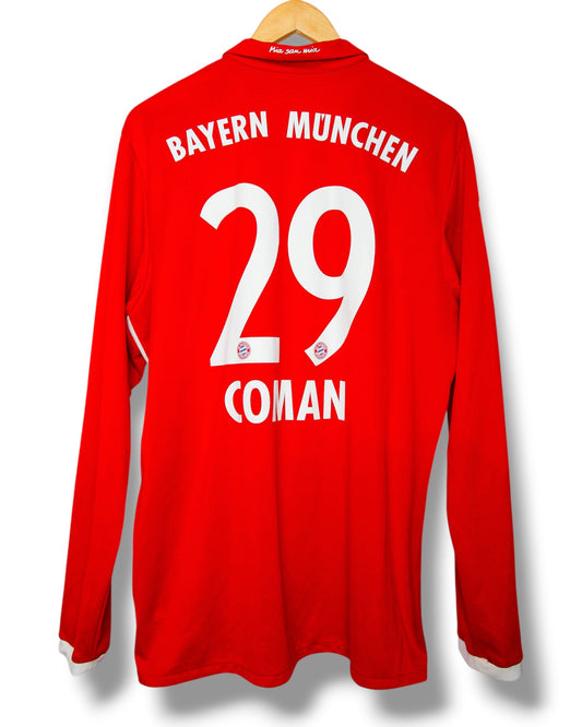 Bayern Munchen 2016/2017 Thuis Shirt Coman #7 (XL)