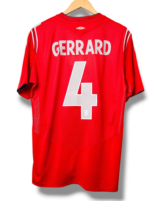 Engeland 2004 Uit Shirt Gerrard #4 (M)