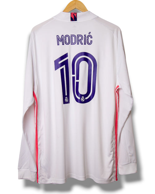 Real Madrid 2020/2021 Thuis Shirt Modric #10 (XL)