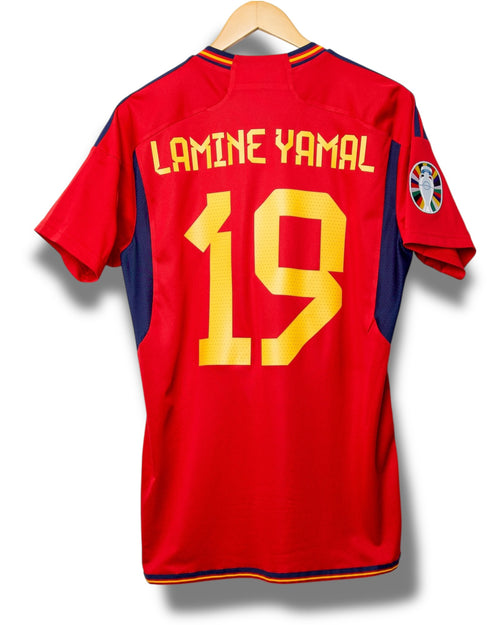 Spanje 2023 Thuis Shirt Lamine Yamal #19 (L)