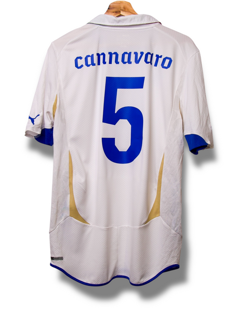Italie 2010 Uit Shirt Cannavaro #5 (M)