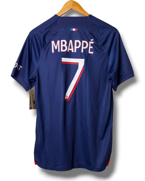 PSG 2023/2024 Thuis Shirt Mbappe #7 (S)