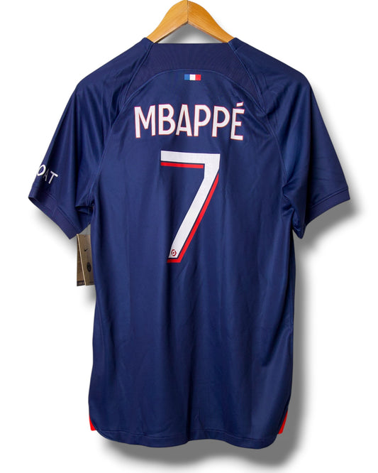 PSG 2023/2024 Thuis Shirt Mbappe #7 (S)