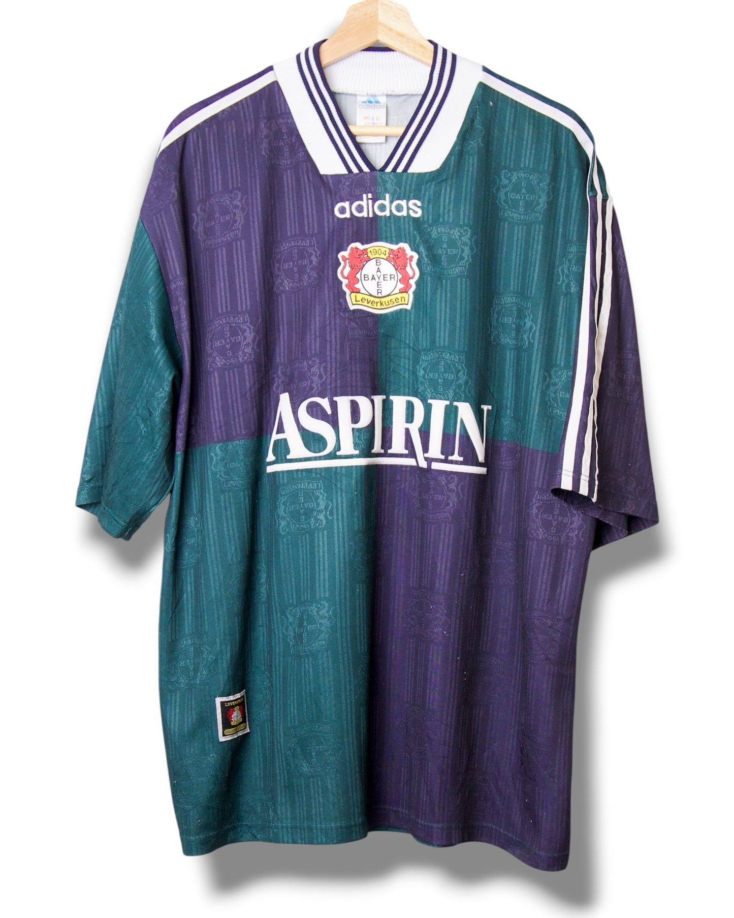 Bayer Leverkusen 1997/1998 Uit Shirt (XL)