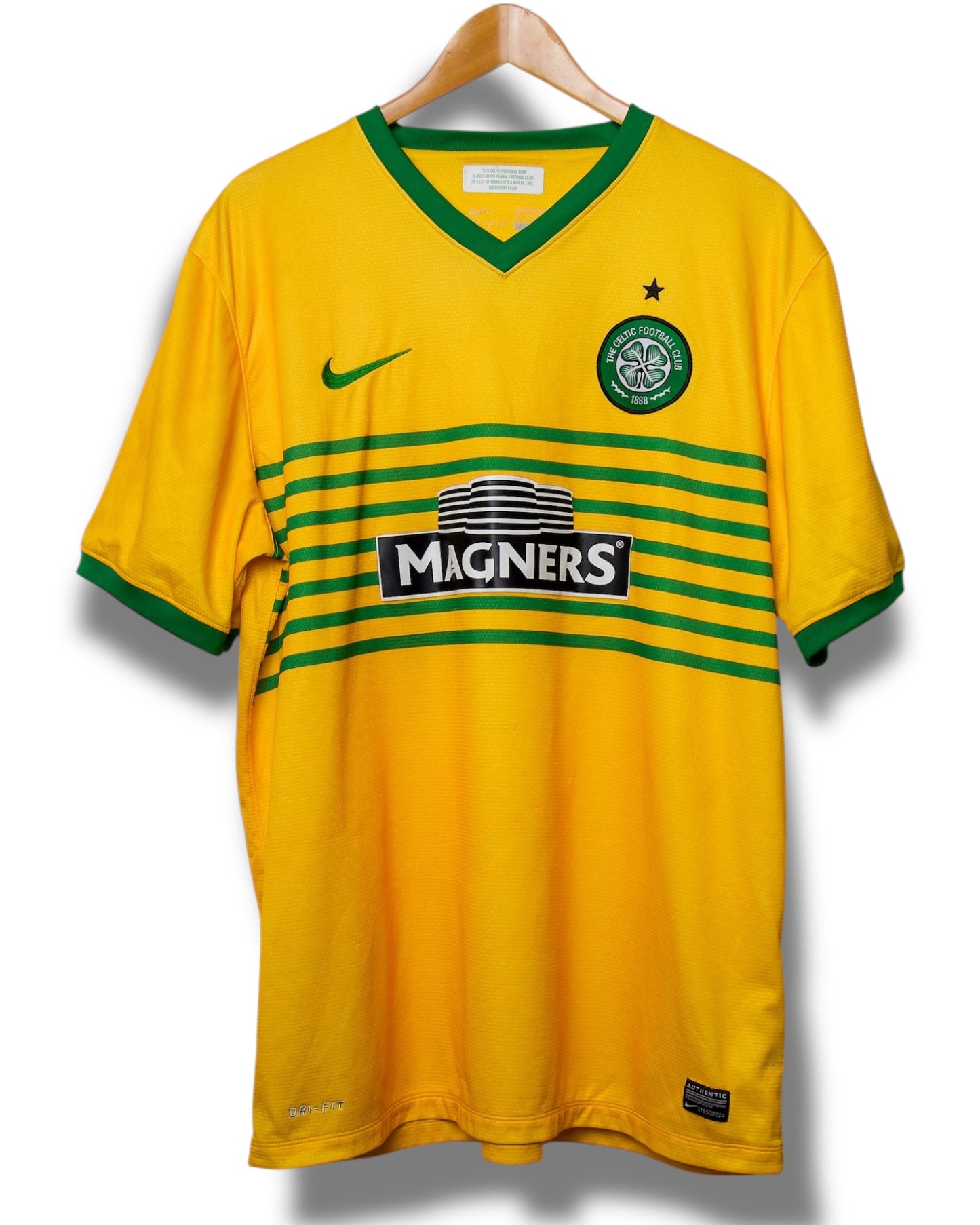 Celtic 2013/2014 Uit Shirt Virgil #5 (XL)