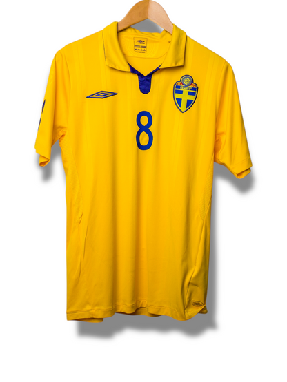 Zweden 2009 Thuis Shirt Ljungberg #8 (S)