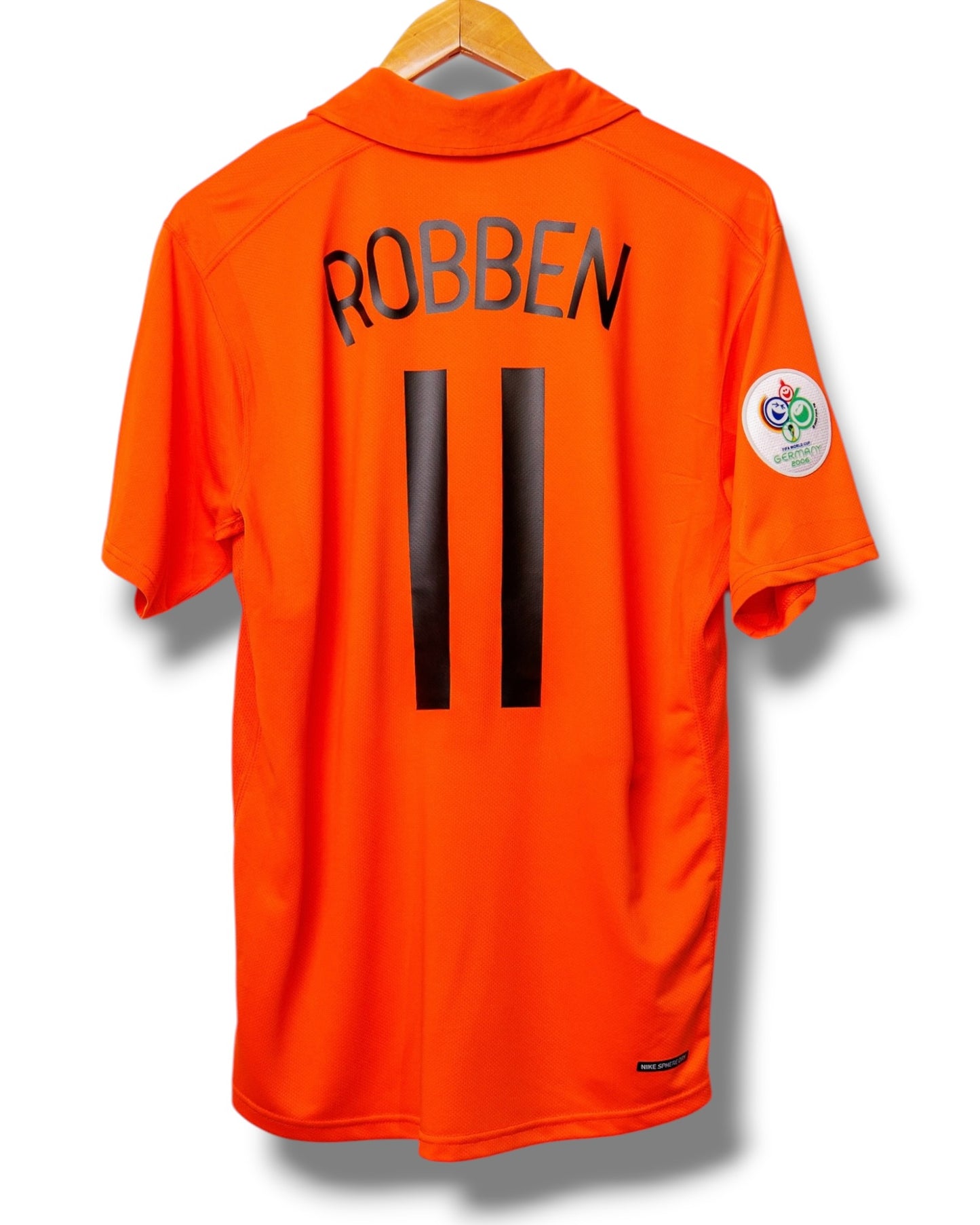 Nederland 2006 Thuis Shirt Robben #11 (L)