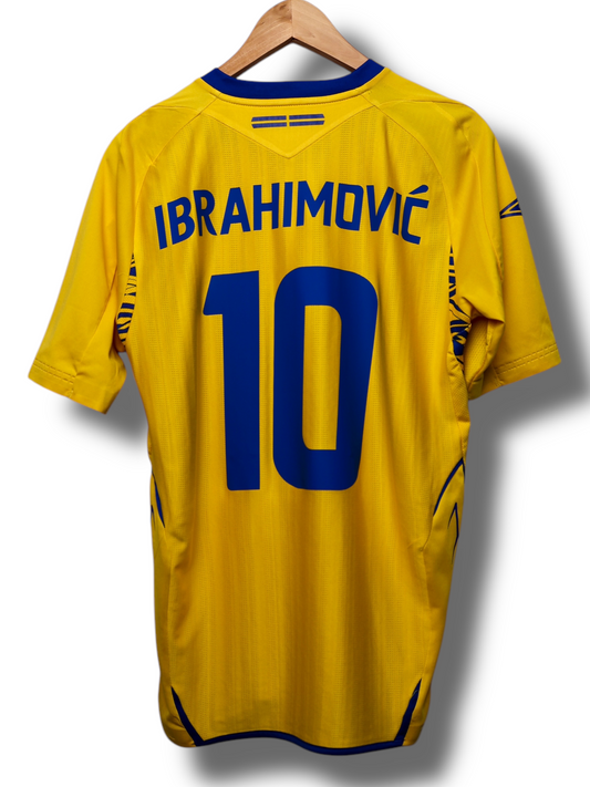 Zweden 2008 Thuis Shirt Ibrahimović #10 (M)