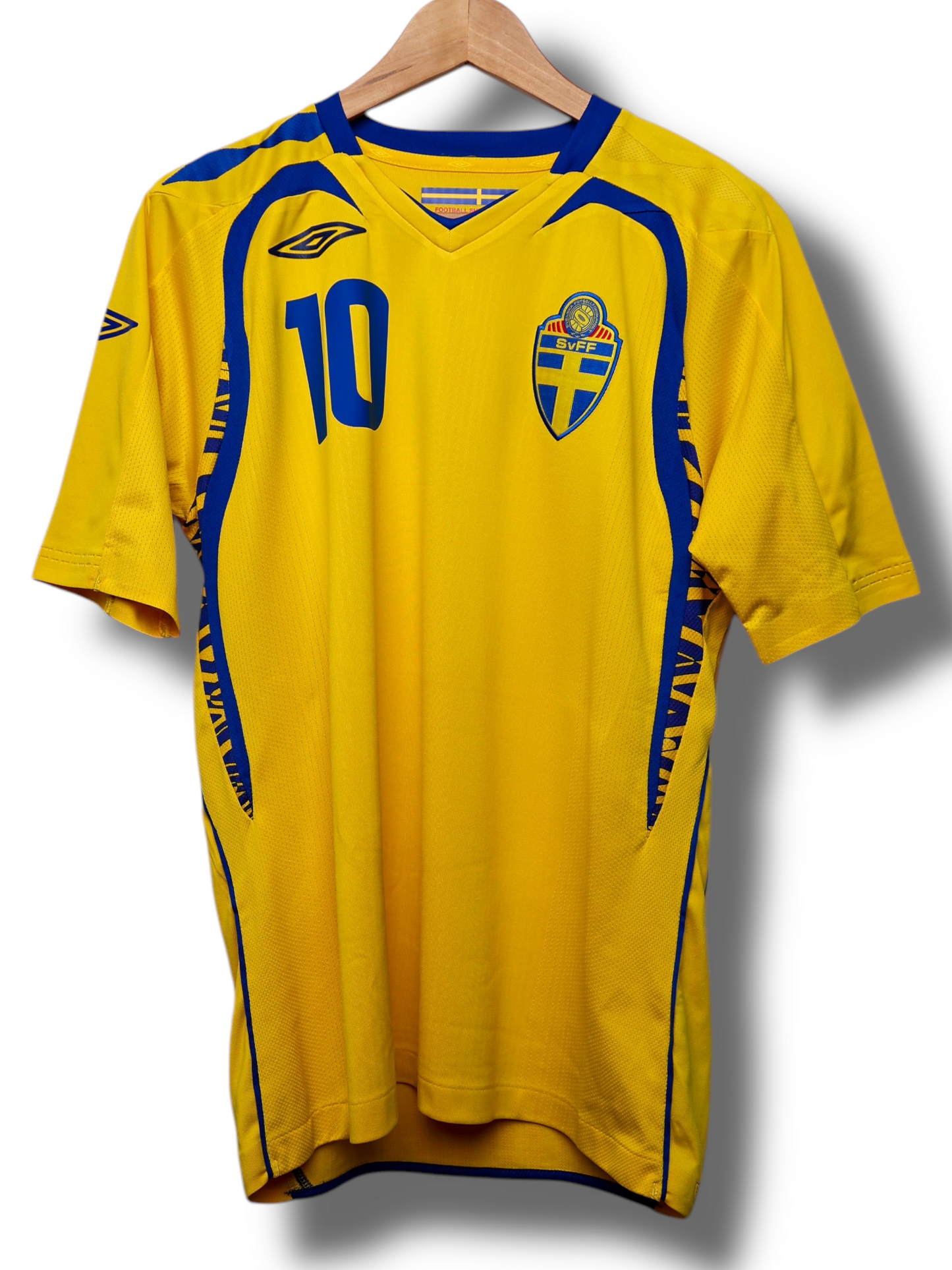 Zweden 2008 Thuis Shirt Ibrahimović #10 (M)