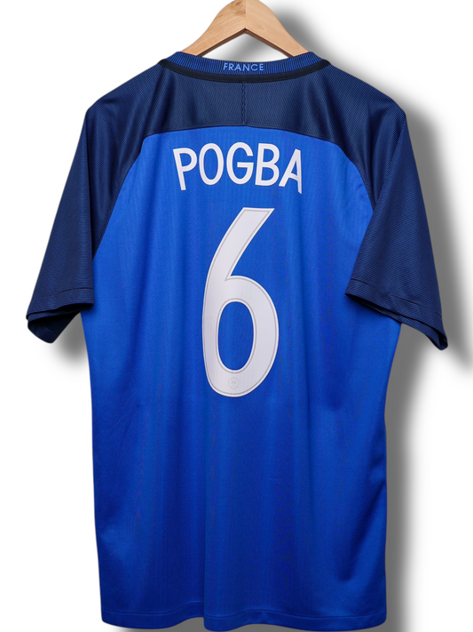 Frankrijk 2016 Thuis Shirt Pogba #6 (L)