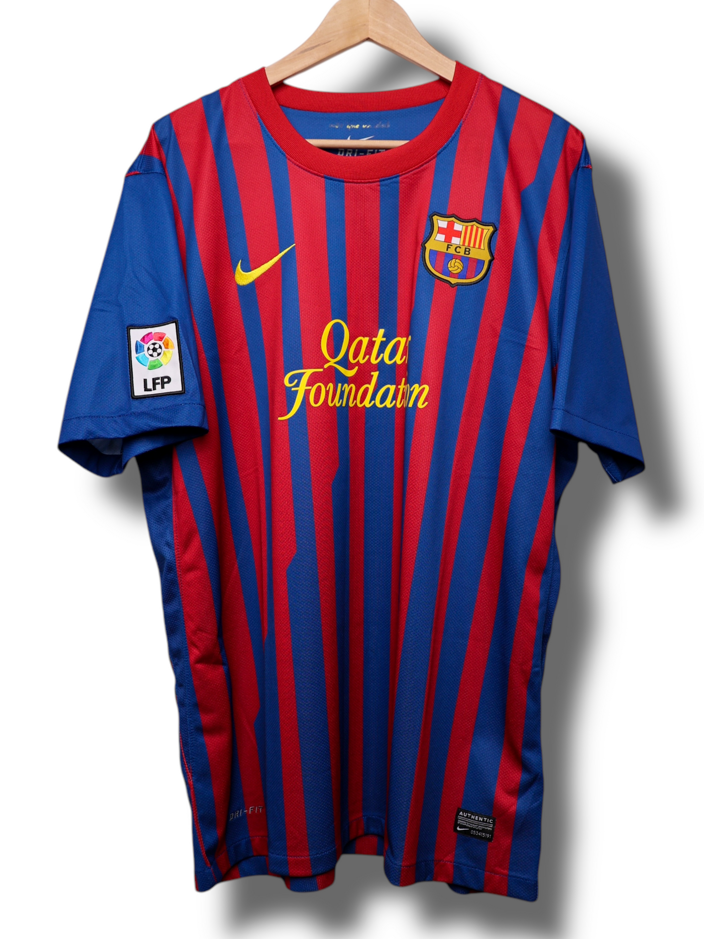 Barcelona 2011/2012 Thuis Shirt Iniesta #8 (XL)