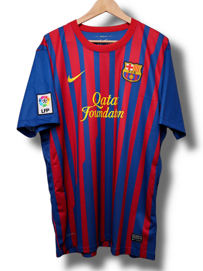 Barcelona 2011/2012 Thuis Shirt Iniesta #8 (XL)